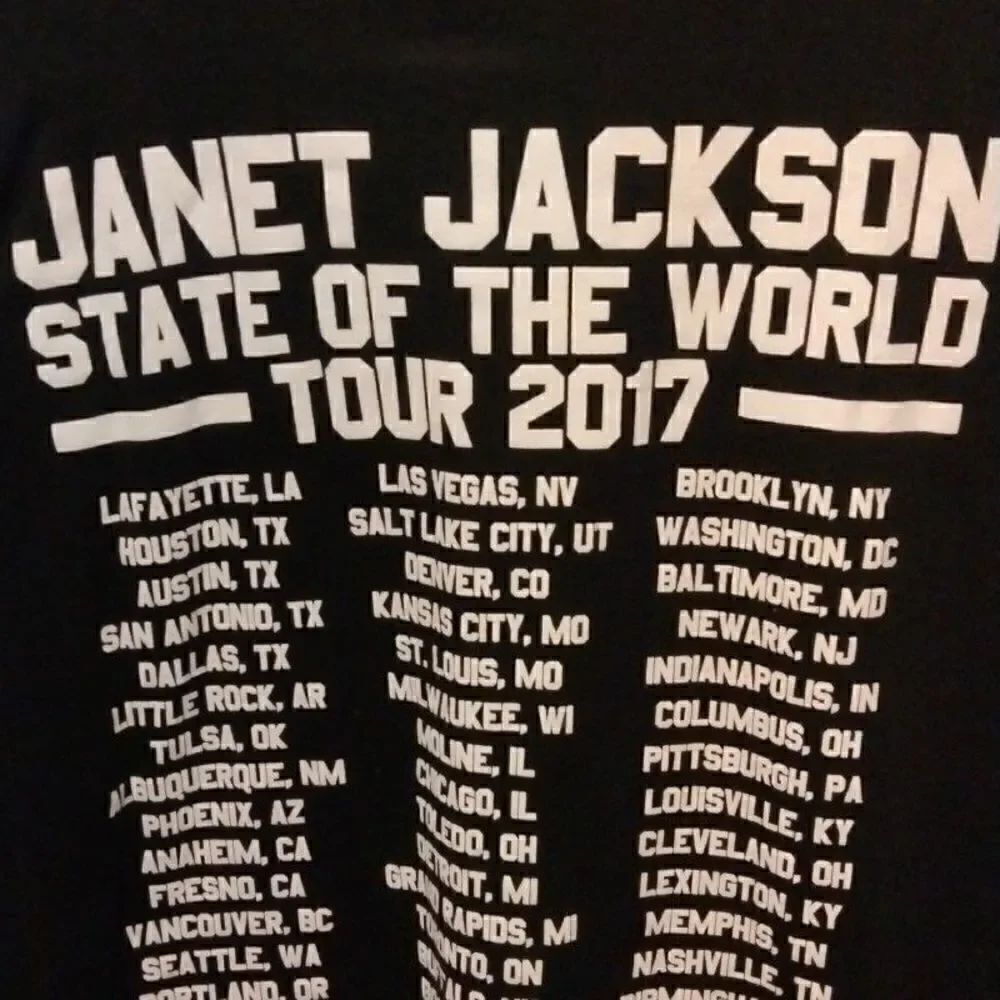 Janet Jackson Tour Tee 